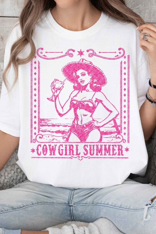 COWGIRL SUMMER WESTERN GRAPHIC TEE