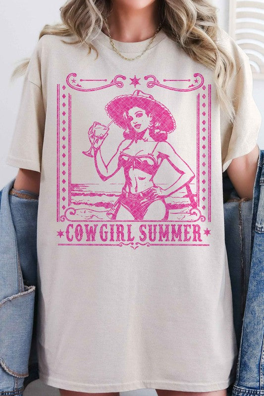 COWGIRL SUMMER WESTERN GRAPHIC TEE