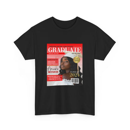 Graduate Magazine Cover Custom Unisex Tee