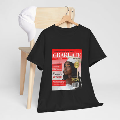 Graduate Magazine Cover Custom Unisex Tee