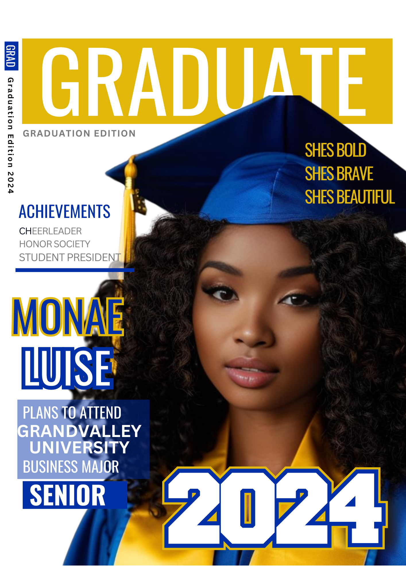 Graduation Magazine Cover