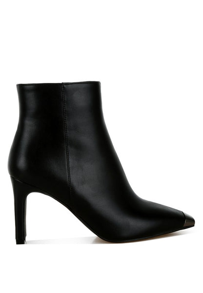 Orca Metallic Cap Toe Faux Leather Boots