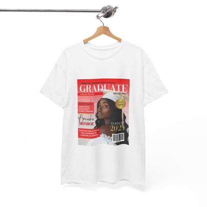 Graduate Magazine Cover Custom Unisex Tee