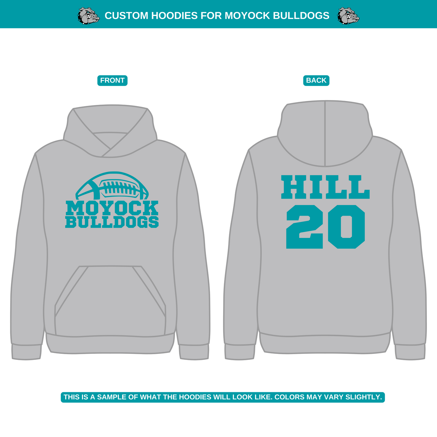 Moyock Bulldogs 8th Grade Hoodie