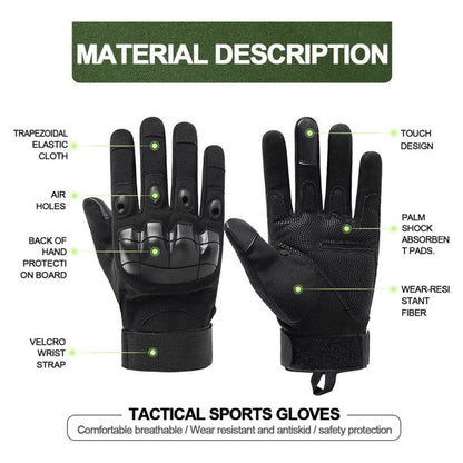 Airsoft Gloves w Touchscreen Fingertip Capability - Felicia Janell Collection