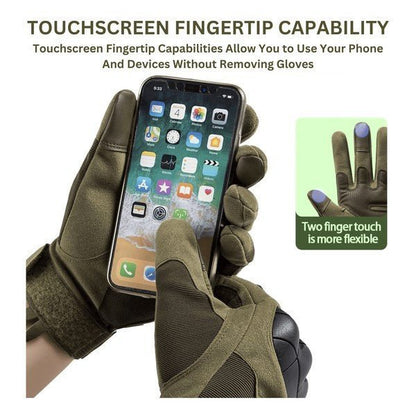 Airsoft Gloves w Touchscreen Fingertip Capability - Felicia Janell Collection