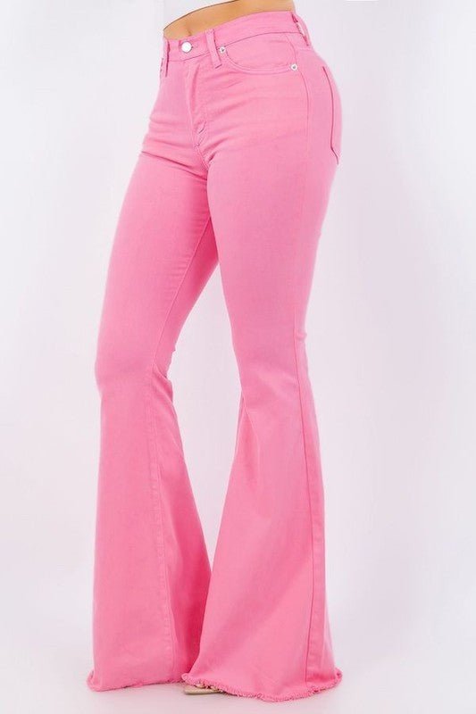 Bell Bottom Jean in Pink - Felicia Janell Collection