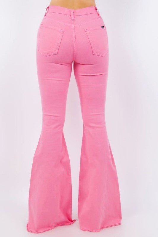 Bell Bottom Jean in Pink - Felicia Janell Collection