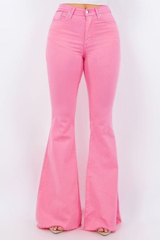 Bell Bottom Jean in Pink - Felicia Janell Collection