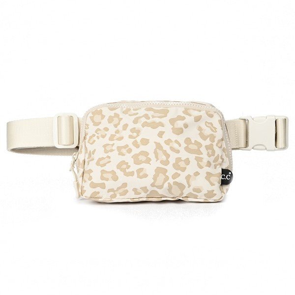 CC Leopard Pattern Belt Bag Fanny Pack - Felicia Janell Collection