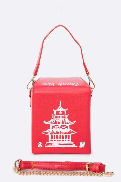 Chinese Take Out Box Fashion Clutch - Felicia Janell Collection