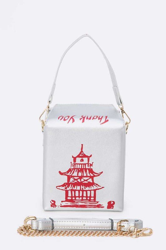 Chinese Take Out Box Fashion Clutch - Felicia Janell Collection