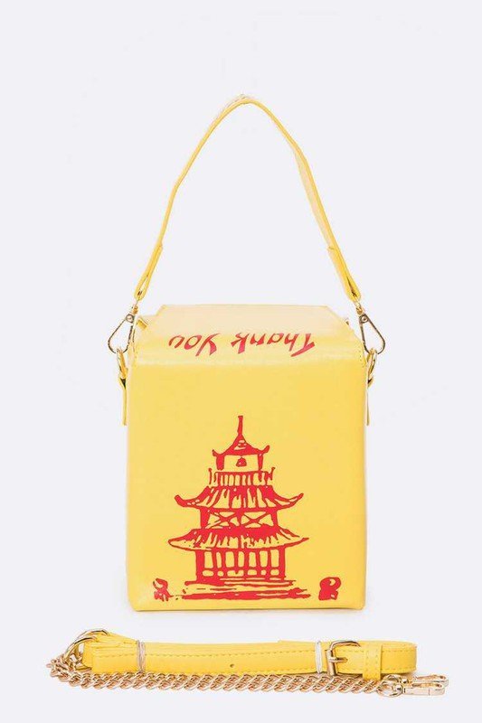 Chinese Take Out Box Fashion Clutch - Felicia Janell Collection