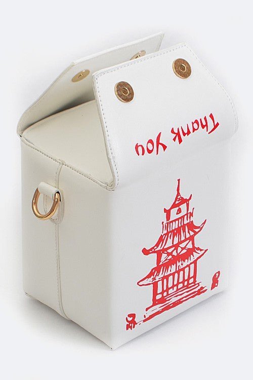 Chinese Take Out Box Fashion Clutch - Felicia Janell Collection