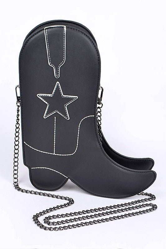 Cowboy Boots Iconic Swing Bag - Felicia Janell Collection