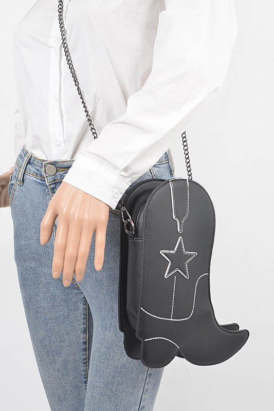 Cowboy Boots Iconic Swing Bag - Felicia Janell Collection